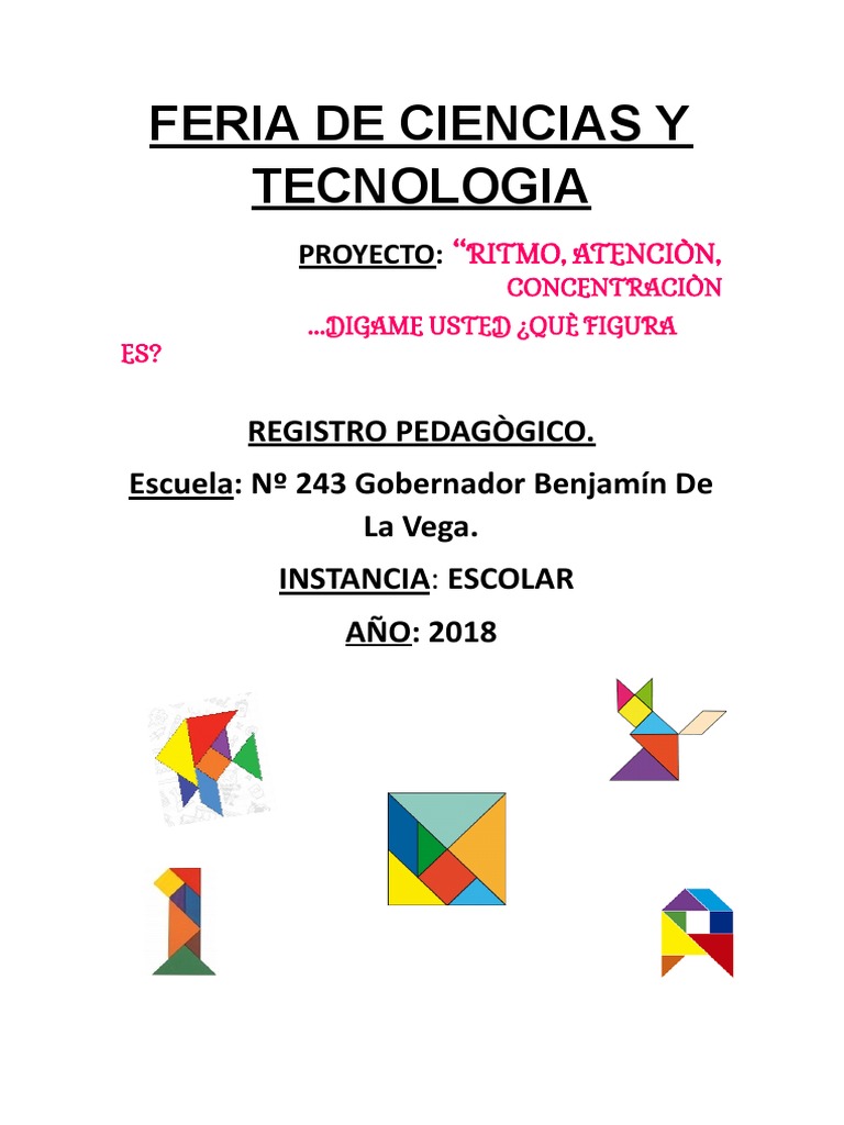 Feria de Ciencias y Tecnologia Registro 2018 | PDF | Juegos y ...