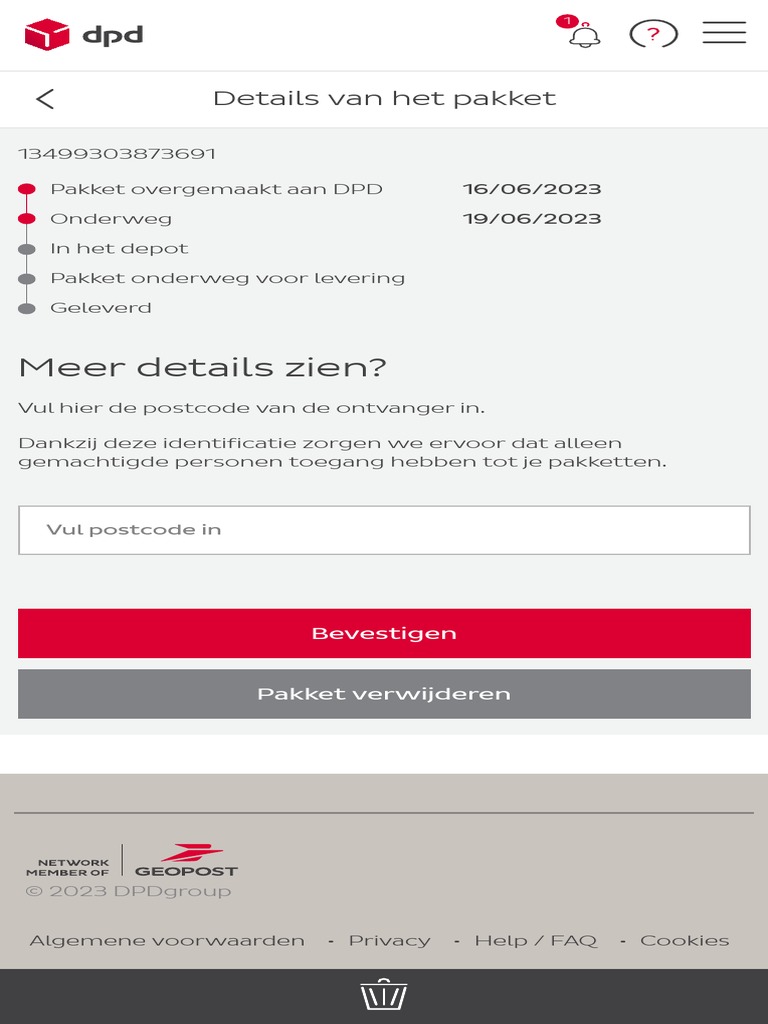 Mijn Pakketten - MyDPD - DPD-BELGIUM | PDF