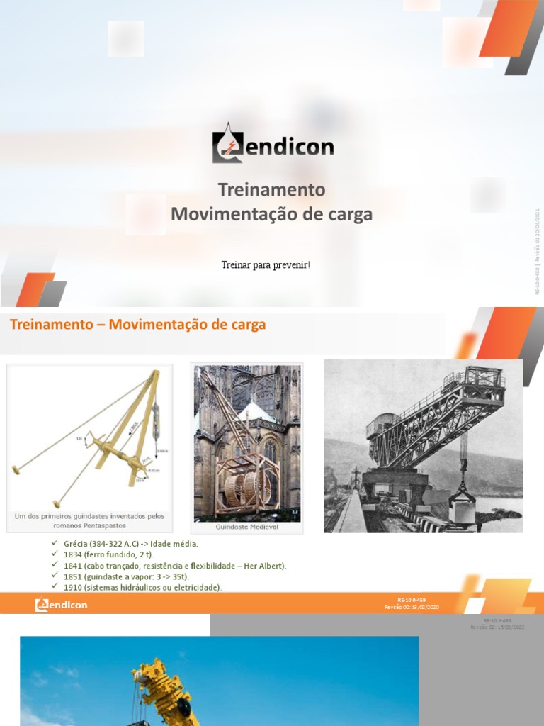 Apresentação - Movimentação de Carga | PDF