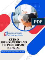 Brochure - Curso Iberoamericano de Periodismo Judicial