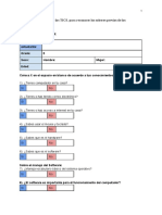 Pruebas PreTest Sobre Las TICS