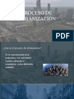 Proceso de Urbanización