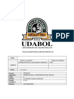 Ficha de Identificación de Proyecto: Nombres y Apellidos Código de Estudiantes Muriel Revollo Alejandro Fabricio 92389