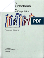 (Papeles Del Pensamiento 33) Fernando Bárcena - El Oficio de La Ciudadanía - Introducción A La Educación Política-Paidós (2010)