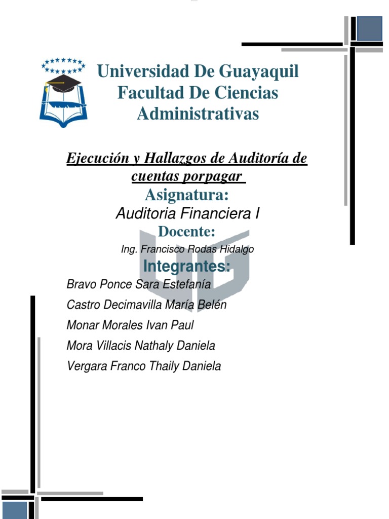 Auditoría de Cuentas por Pagar 2021 | PDF | Auditoría | Contabilidad