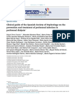Clinical Guide of The Spanish Society of Nephrology On The Prevention and Treatment of Peritoneal Infection in Peritoneal Dialysis