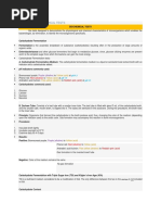 Biochemical Tests