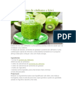 Batido Proteico de Cânhamo e Kiwi