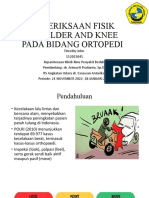 Referat Pemeriksaan Fisik Shoulder & Knee Dr. Arimurti Pratianto, Sp.ot- Timothy John 112021041