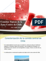 Comidas Típicas de La Zona Centro de Chile: Prof. Camilo Torres B