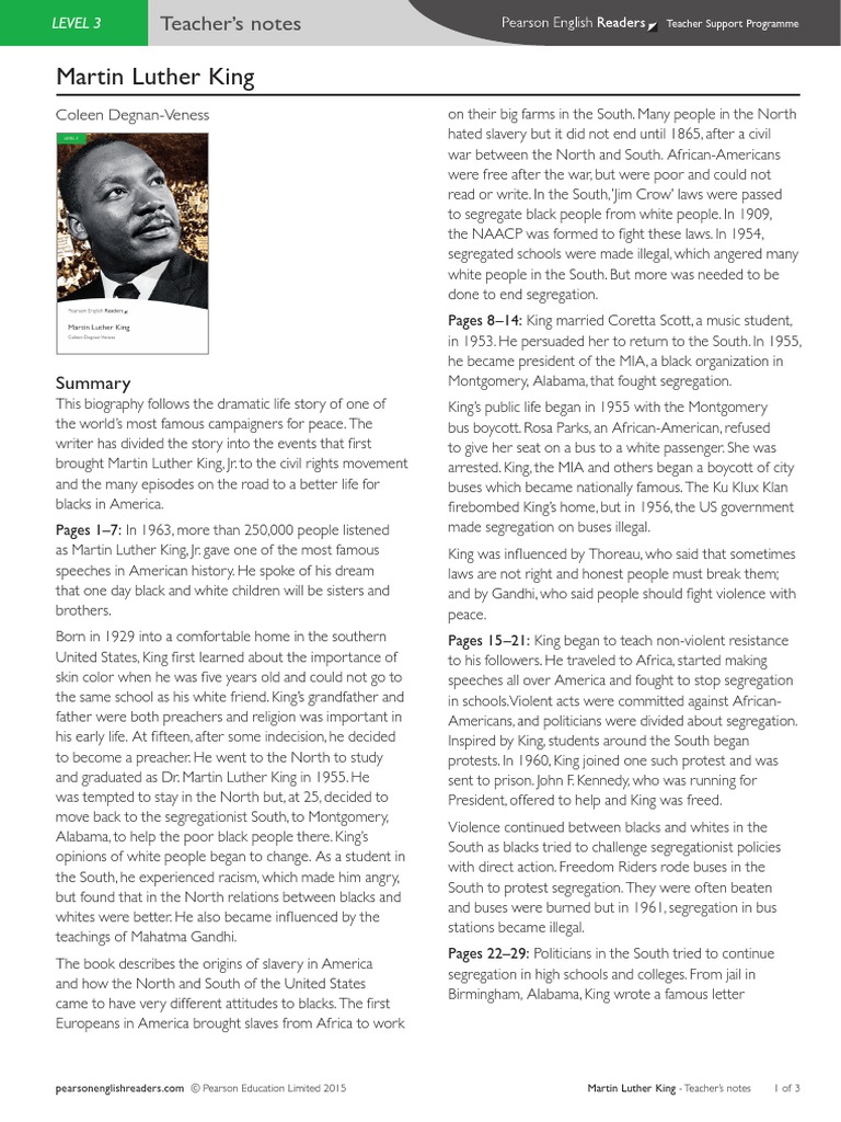Martin Luther King: A Biography | PDF | Martin Luther King Jr. | Rosa Parks