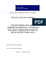 Colectores Solares Termicos Vs Paneles Solaes