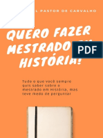 Quero Fazer Mestrado em História Bruno Leal