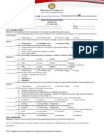 3rd Periodical Exam English 10 2022-2023