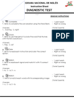 2° Examen Ingles Diagnostico