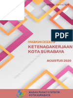 Ringkasan Eksekutif Ketenagakerjaan Kota Surabaya Agustus 2020