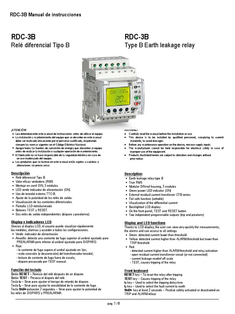 Manual RDC03-B | PDF