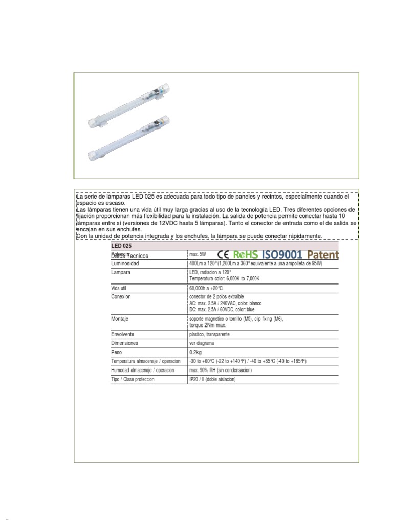 Luminaria Led Magnetica | PDF