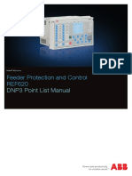 REF620 DNP3 Point List Manual