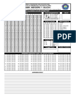 LJK Format Folio f4 Pilihan Ganda Dan Essay