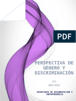 Perspectiva de Género y Discriminación - N°1 - Año 2023