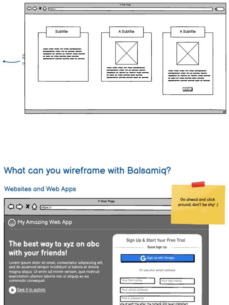 Your First Project | PDF