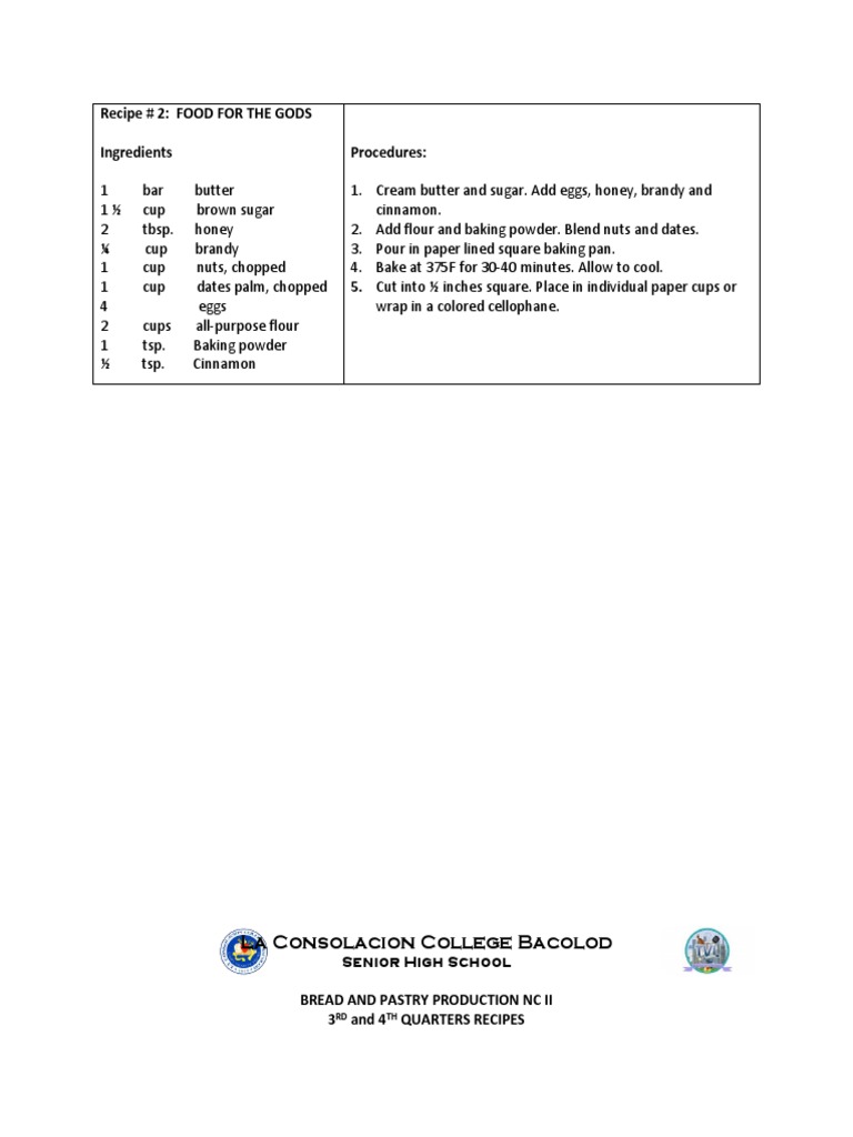 Food For The Gods PDF