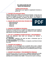 LEGISLACIÓN MILITAR BANCO DE PREGUNTAS