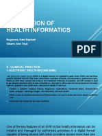 Application of Health Informatics