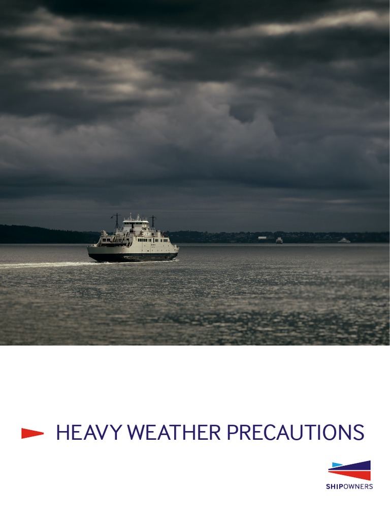 Heavy Weather Precautions for Ships | PDF
