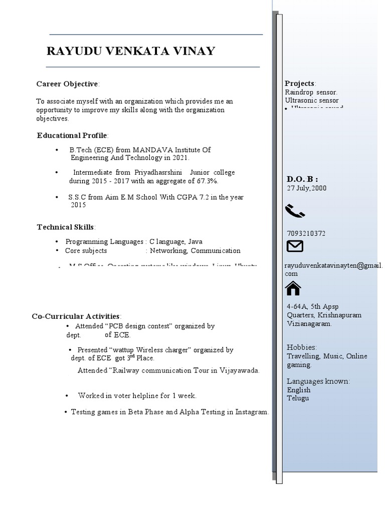 Vin 1 | PDF