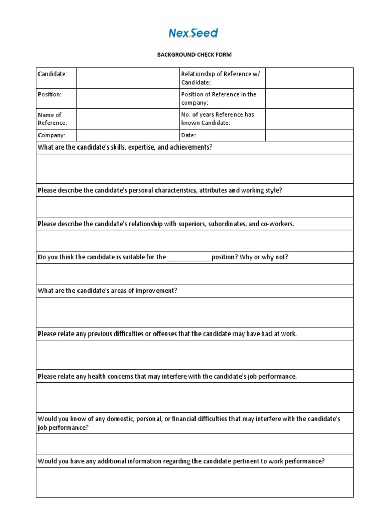 BG Form | PDF | Business