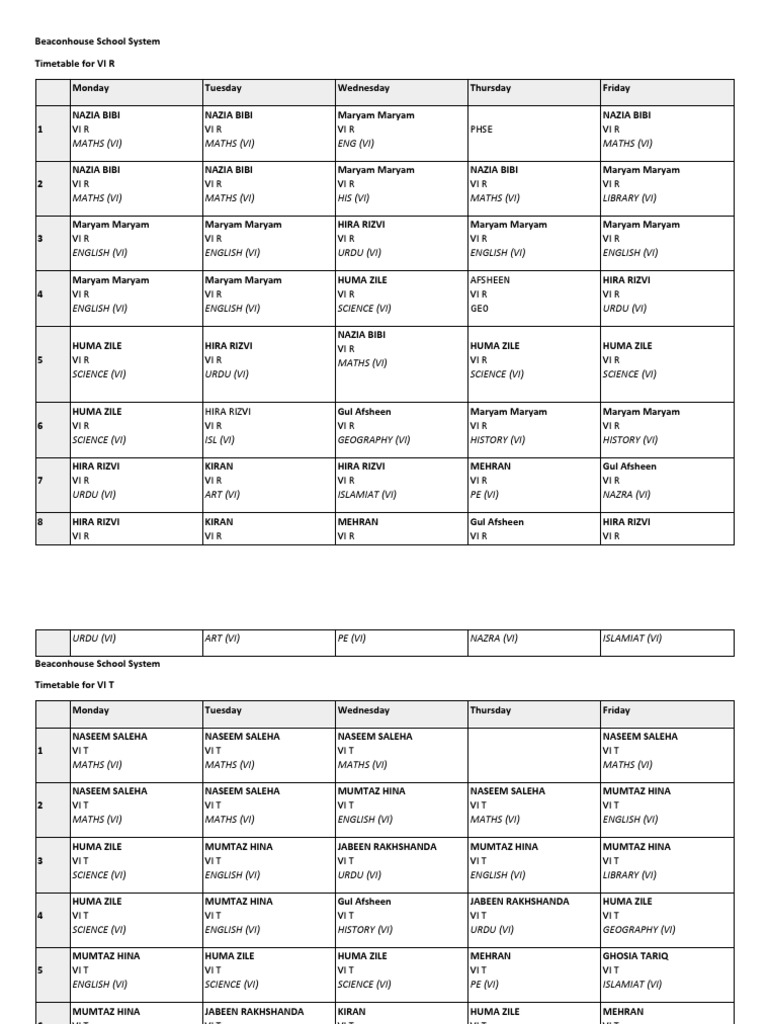 middle-class-time-table-pdf