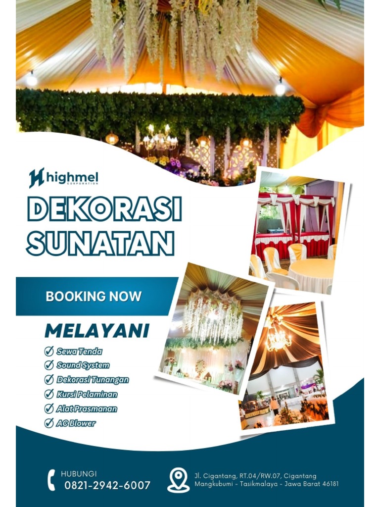 Dekorasi Sunatan Cikadongdong | PDF