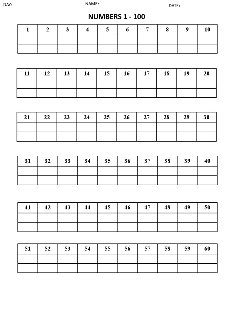 1 100 Table Pdf
