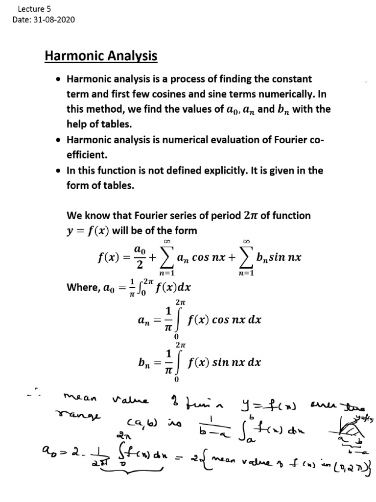 Harmonic Analysis PDF