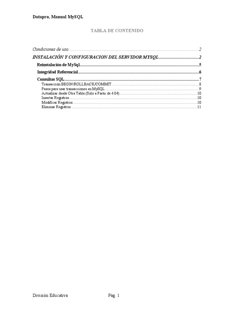 Mysql | PDF image.