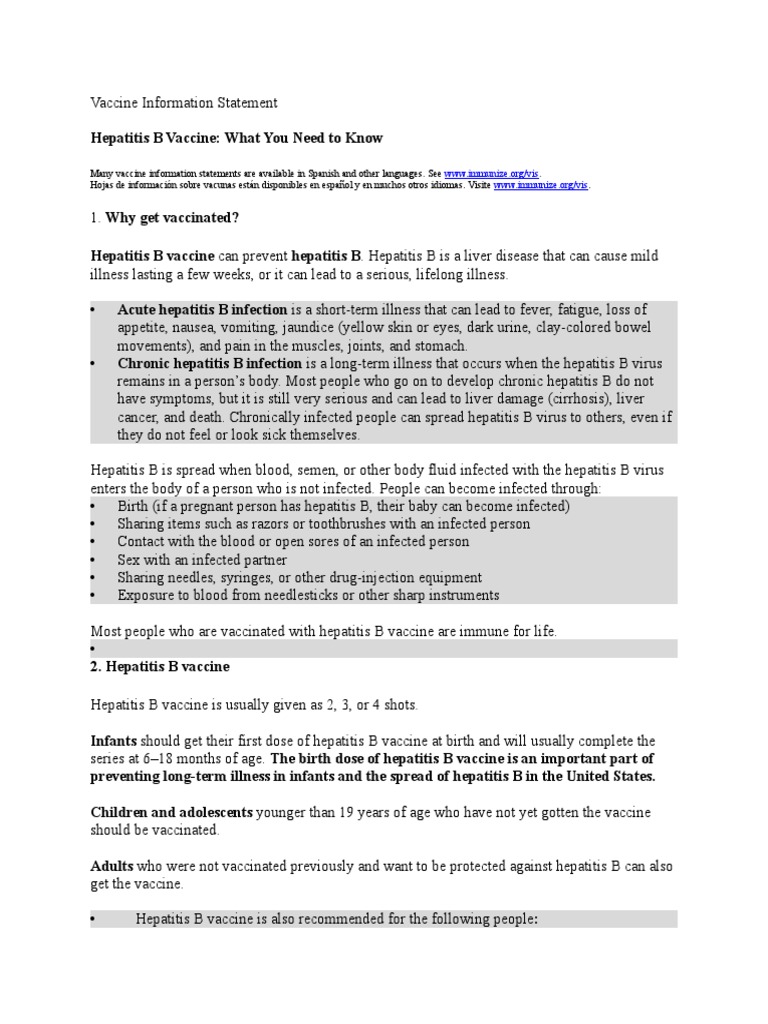 Hep B Green Book