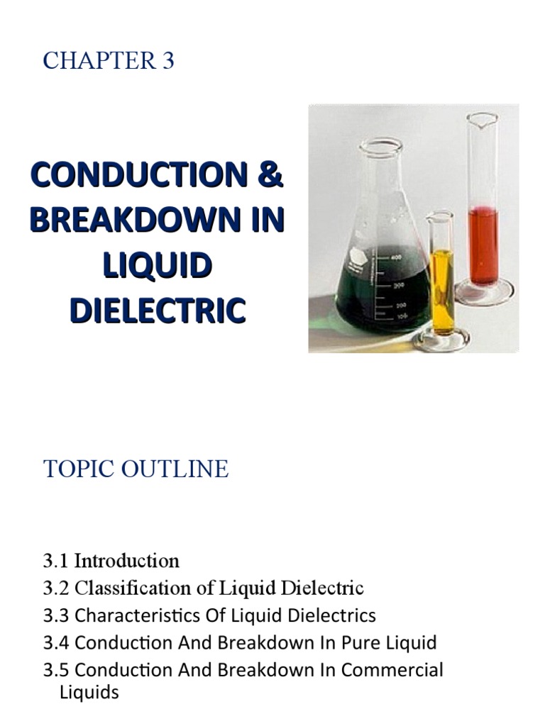 Conduction and BD in Liquid | PDF