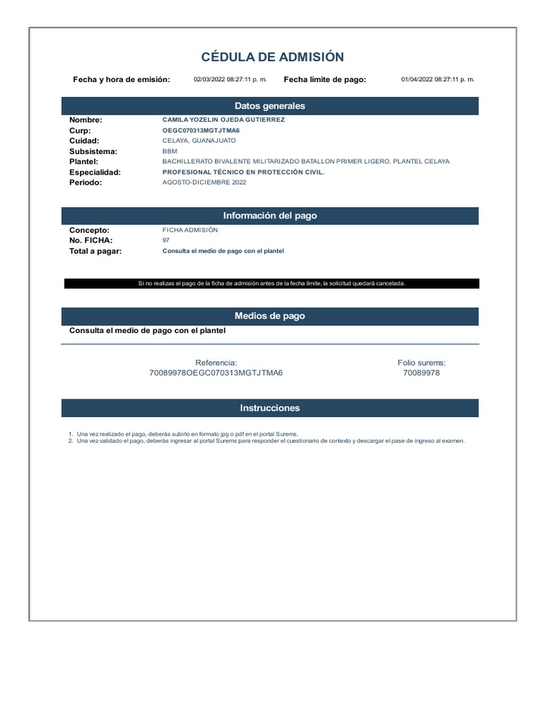 Descarga Ficha Rotativa | PDF