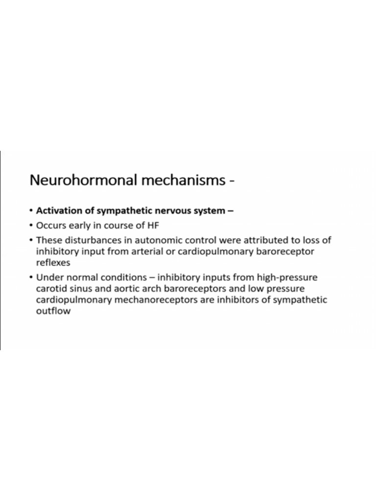 Pathophysiology of heart failure | PDF