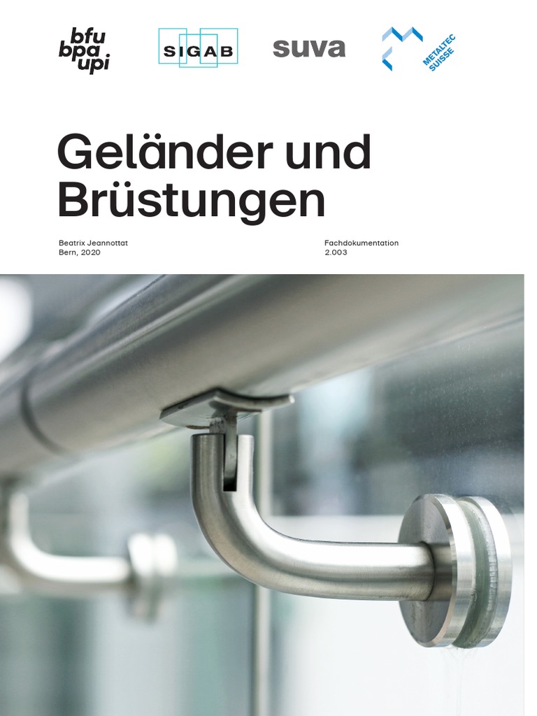 Bfu - Geländer Und Brüstungen | PDF