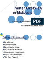 Groundwater Overview in Malaysia