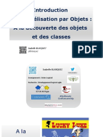 À La Modélisation Par Objets: A La Découverte Des Objets Et Des Classes