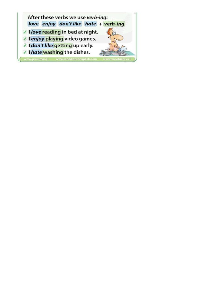 Like +ing | PDF