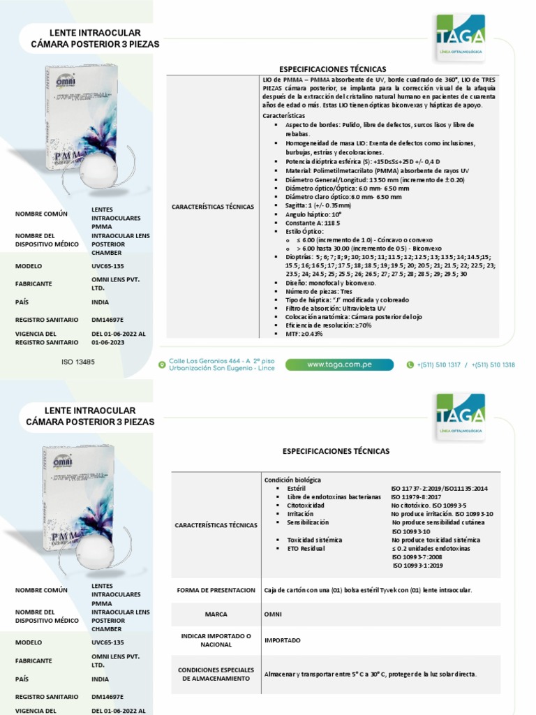 7. LENTE INTRAOCULAR DE POLIMETILMETACRILATO (PMMA) | PDF