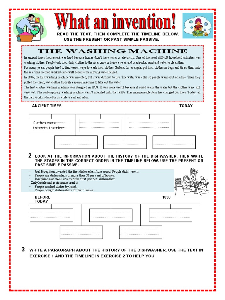 Timeline of Washing Machine History | PDF