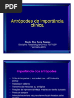 Artropodes Parasitas e Ou Vetores