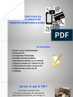 Transferts Monetaires Et DGV - DR DIALLO