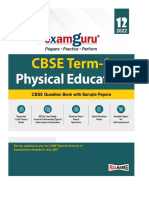Examguru Physical Education Class 12 Term 2 Book